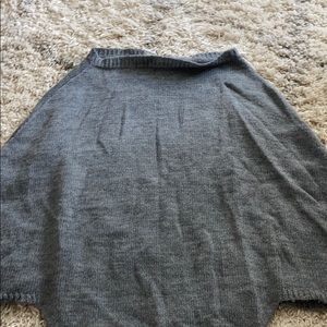 Italian shawl/poncho sweater